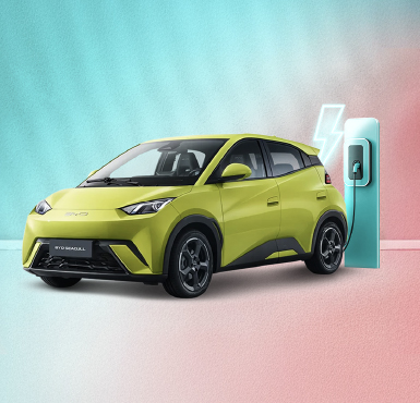 Estación de carga de autos 100% eléctricos